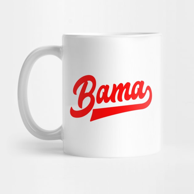 Bama Red Script - Alabama by BDAZ